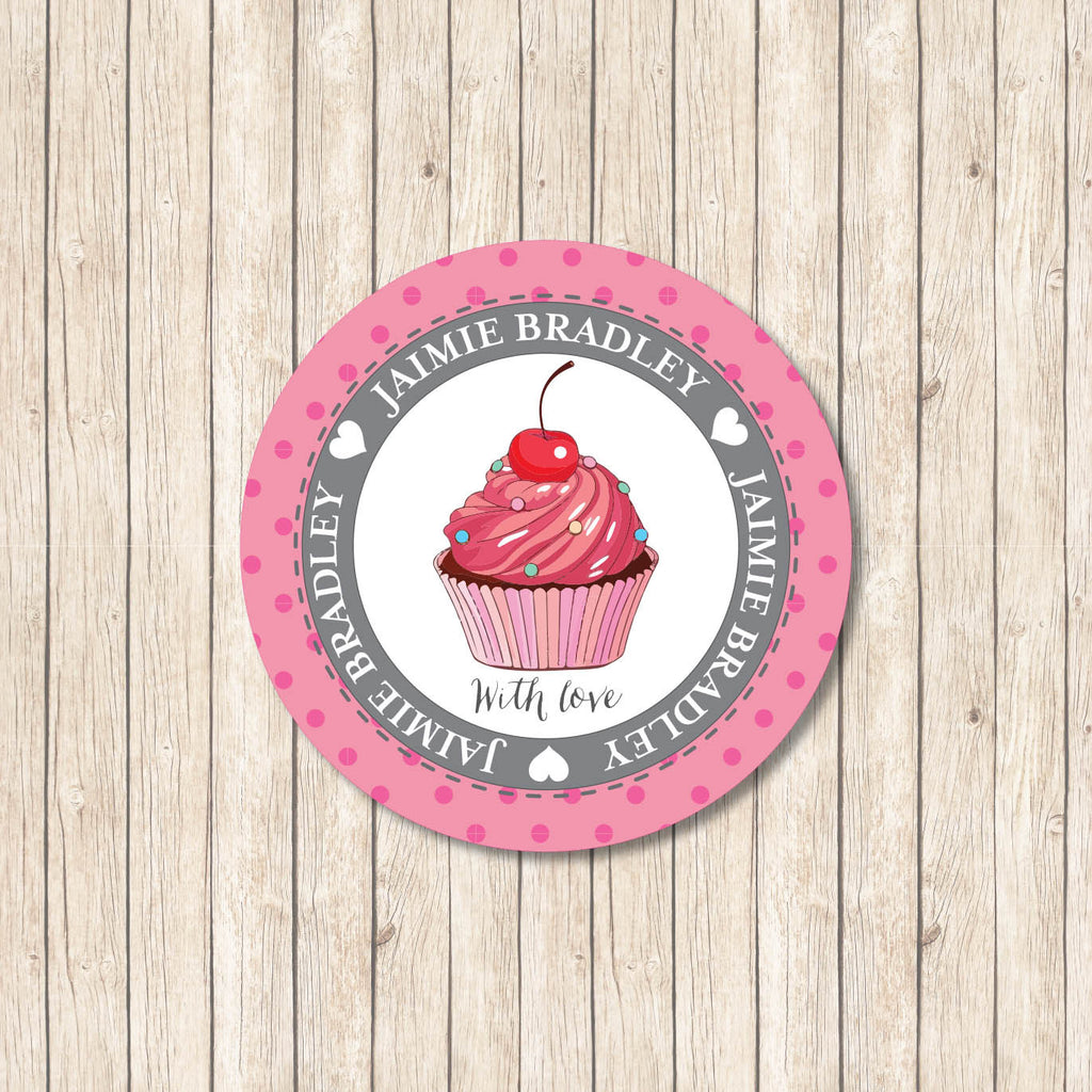 Cupcake Love - Gift Label - Love my Goodies