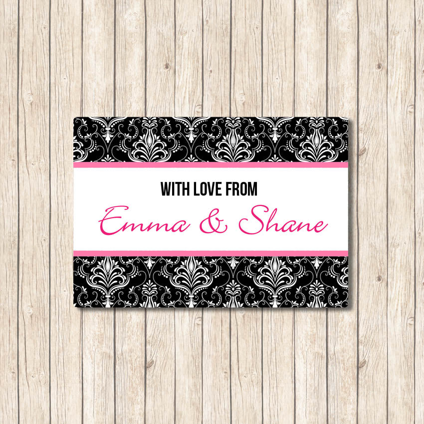 Damask - Gift Label - Love my Goodies