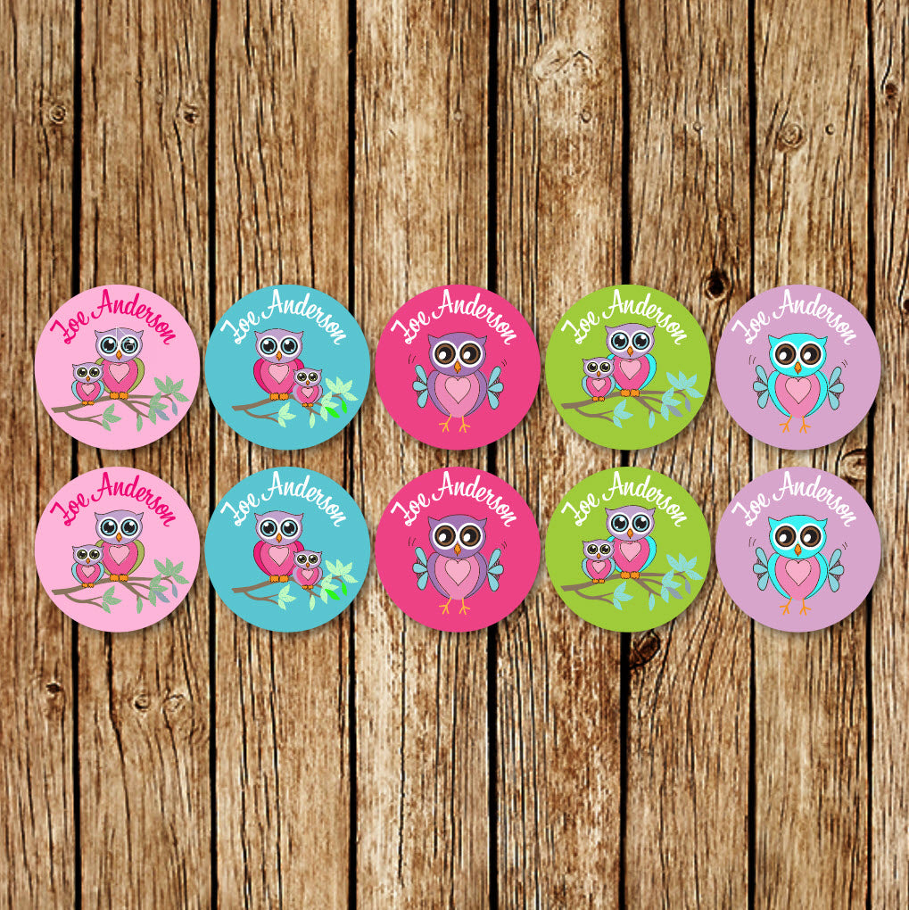 Owl Family - Circle Dots - Love my Goodies
