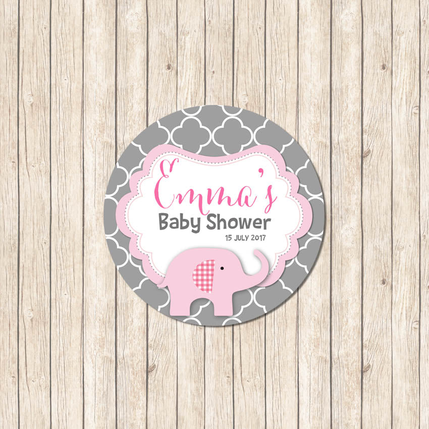Pink Ele Baby Shower - Love my Goodies