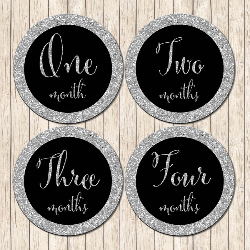 Silver Glitter Belly Stickers - Love my Goodies