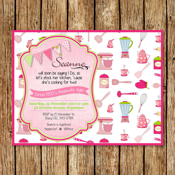 1950's Bridal Shower Invitation - Love my Goodies