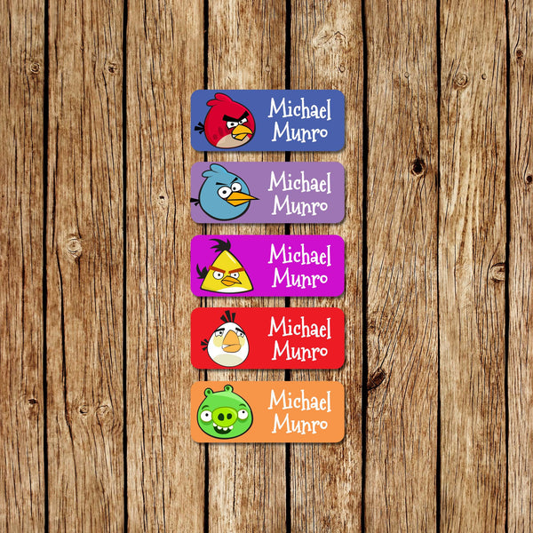 Angry Birds - Small Name Labels - Love my Goodies