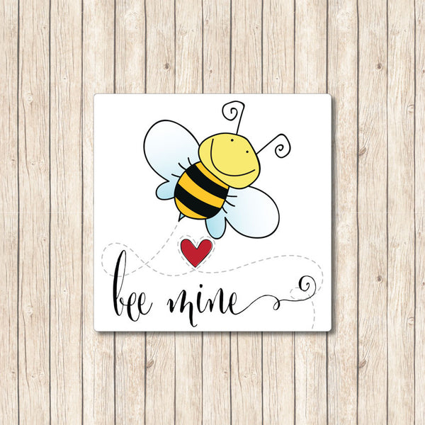 Bee Mine - Gift Label - Love my Goodies