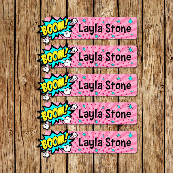 Boom! - Large Name Labels - Love my Goodies