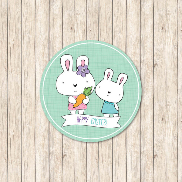 Bunny Family - Gift Labels - Love my Goodies