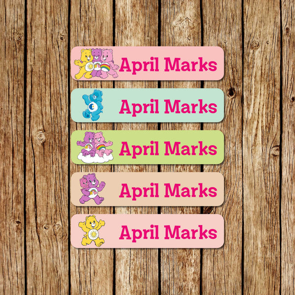 CareBears - Large Name Labels - Love my Goodies