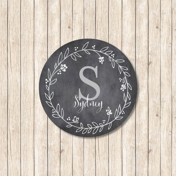 Chalkboard Monogram S - Personalized gift stickers - Love my Goodies