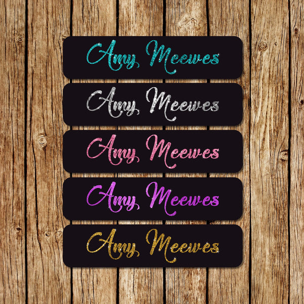 Coloured Foils - Large Name Labels - Love my Goodies