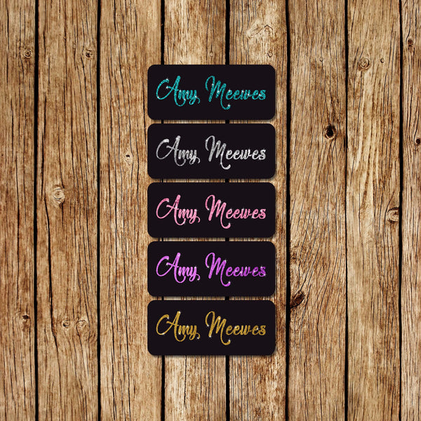 Coloured Foils - Small Name Labels - Love my Goodies