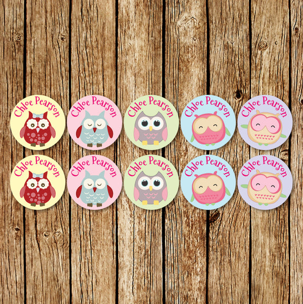 Cutie Pie Owls - Circle Dots - Love my Goodies