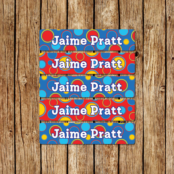 Dotty - Large Name Labels - Love my Goodies