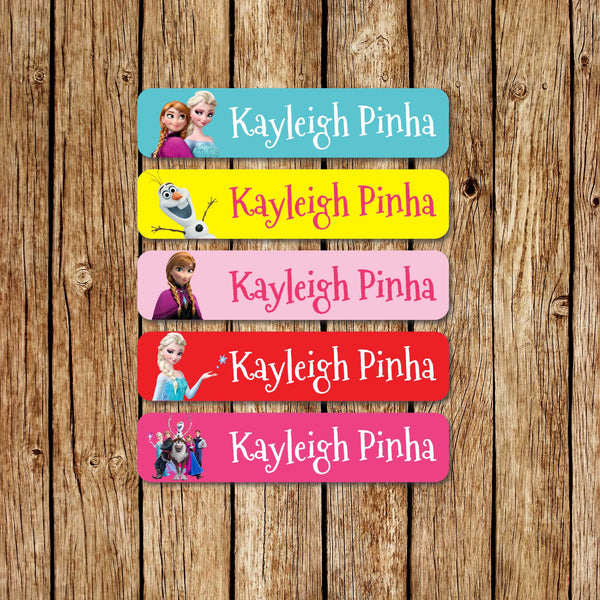 Elsa & Anna - Large Name Labels - Love my Goodies