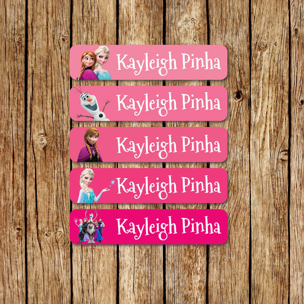 Elsa & Anna - Large Name Labels - Love my Goodies