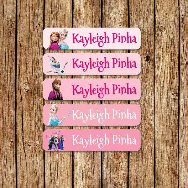 Elsa & Anna - Large Name Labels - Love my Goodies