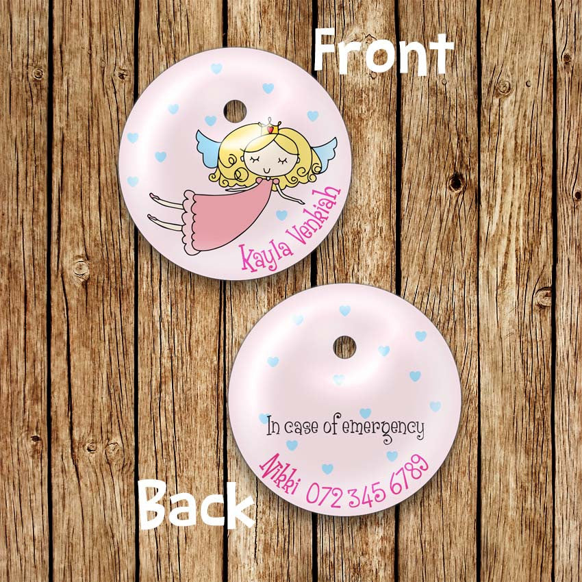 Fairy 2 Round Bag Tag - Love my Goodies