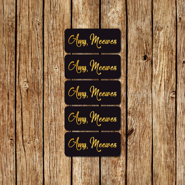 Gold Foil - Small Name Labels - Love my Goodies