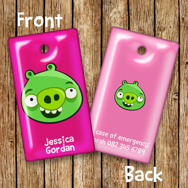 Angry Birds - Rectangular Bag Tags - Love my Goodies