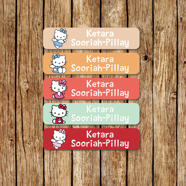 Kitty - Large Name Labels - Love my Goodies