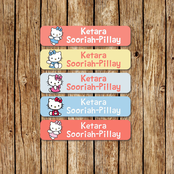 Kitty - Large Name Labels - Love my Goodies