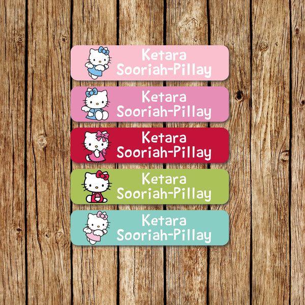 Kitty - Large Name Labels - Love my Goodies