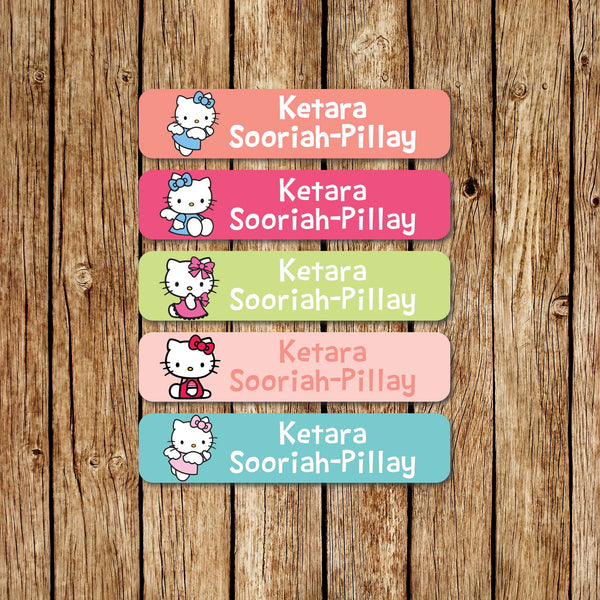 Kitty - Large Name Labels - Love my Goodies