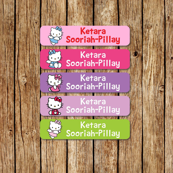 Kitty - Large Name Labels - Love my Goodies