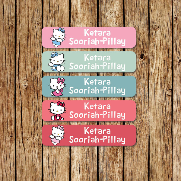 Kitty - Large Name Labels - Love my Goodies