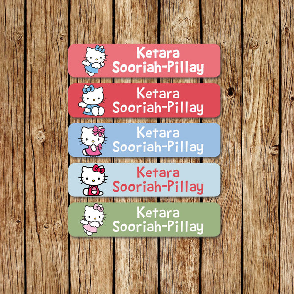 Kitty - Large Name Labels - Love my Goodies