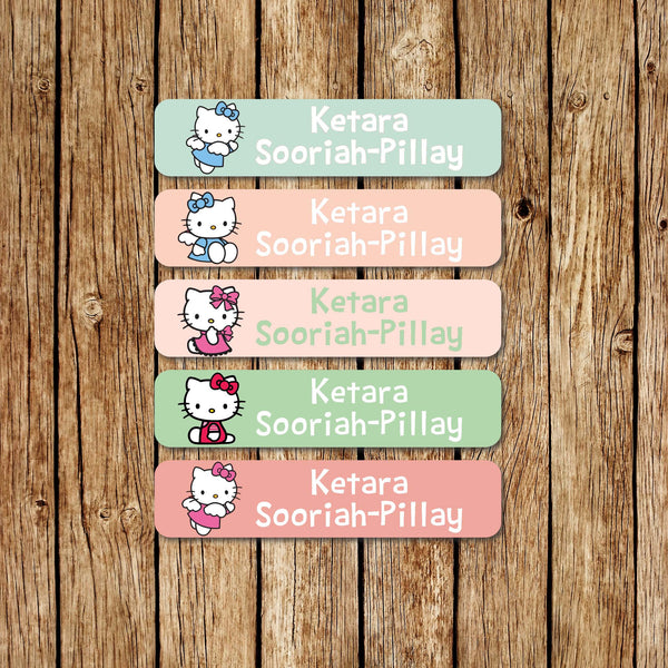 Kitty - Large Name Labels - Love my Goodies