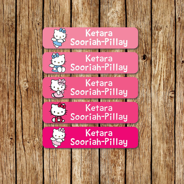 Kitty - Large Name Labels - Love my Goodies