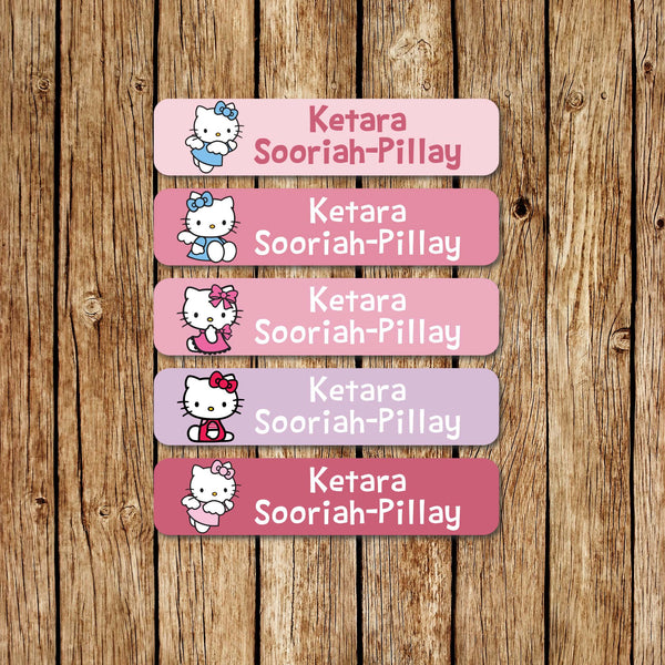 Kitty - Large Name Labels - Love my Goodies