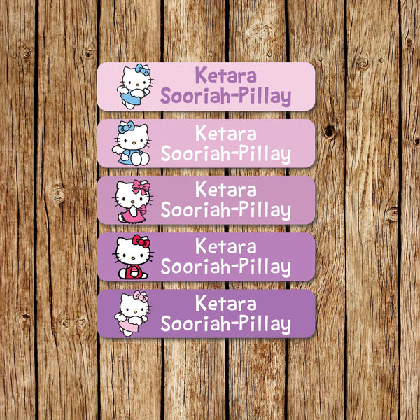 Kitty - Large Name Labels - Love my Goodies