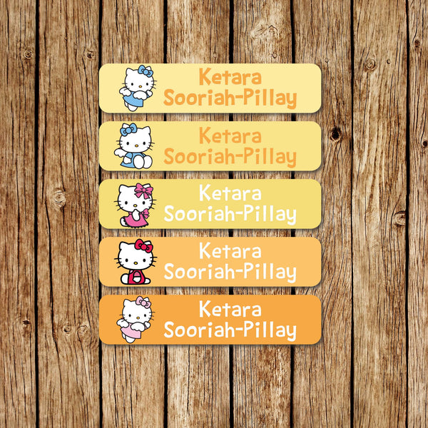 Kitty - Large Name Labels - Love my Goodies