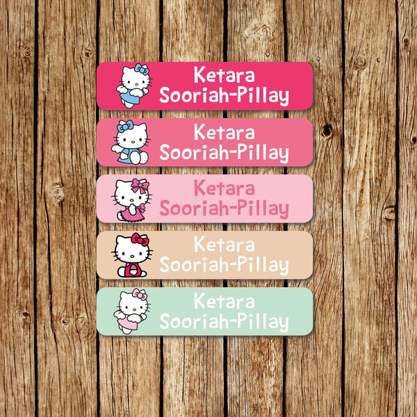 Kitty - Large Name Labels - Love my Goodies