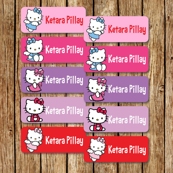 Kitty - Small Name Labels - Love my Goodies