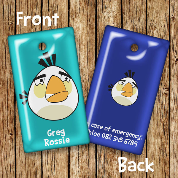 Angry Birds - Rectangular Bag Tags - Love my Goodies