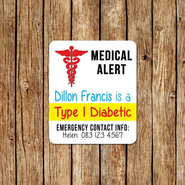 Medical Alert Stickers - Love my Goodies