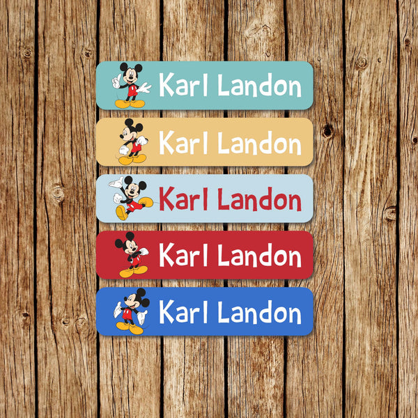 Mickey - Large Name Labels - Love my Goodies