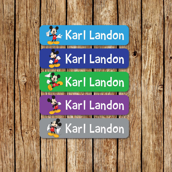 Mickey - Large Name Labels - Love my Goodies