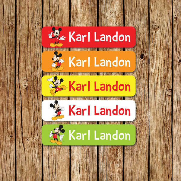 Mickey - Large Name Labels - Love my Goodies