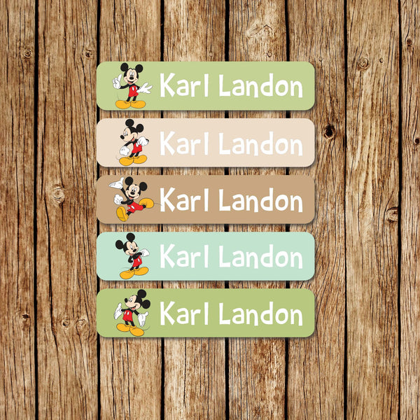 Mickey - Large Name Labels - Love my Goodies