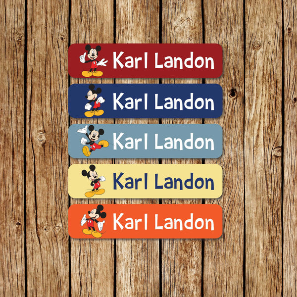 Mickey - Large Name Labels - Love my Goodies