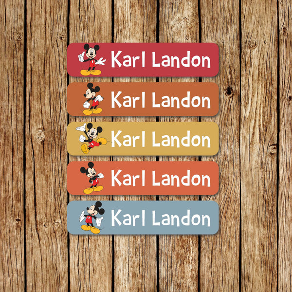 Mickey - Large Name Labels - Love my Goodies