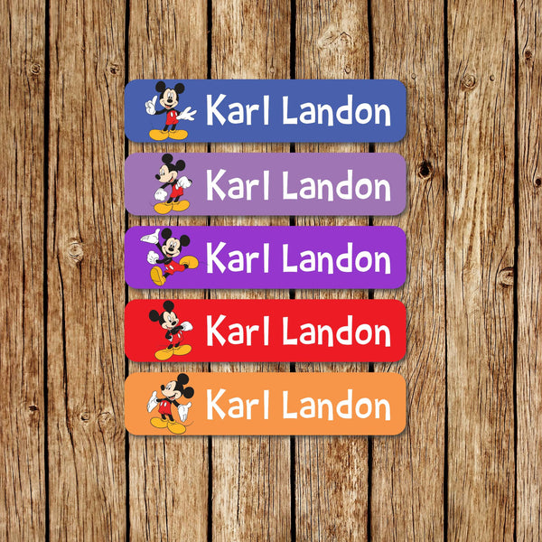 Mickey - Large Name Labels - Love my Goodies
