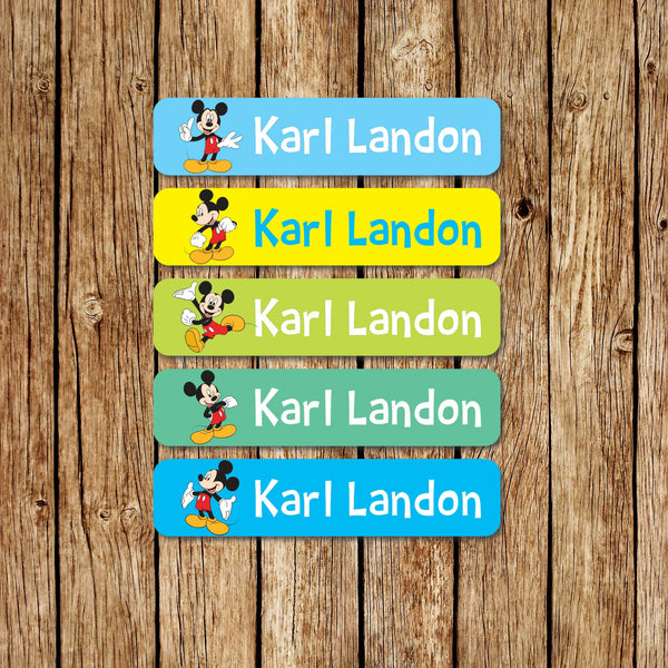 Mickey - Large Name Labels - Love my Goodies