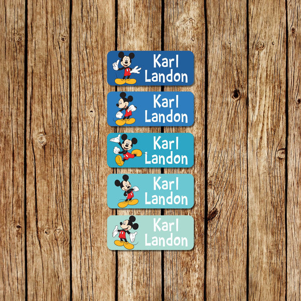 Mickey - Small Name Labels - Love my Goodies