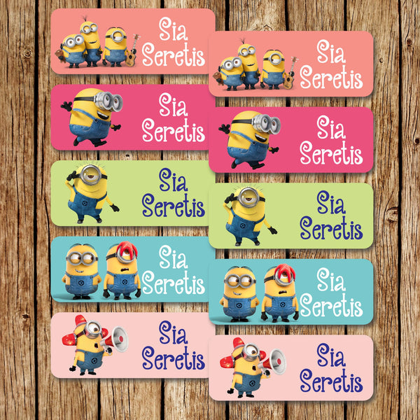 Minions 3 - Small Name Labels - Love my Goodies