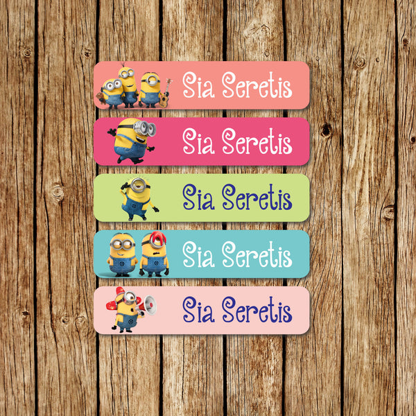 Minions 3 - Large Name Labels - Love my Goodies