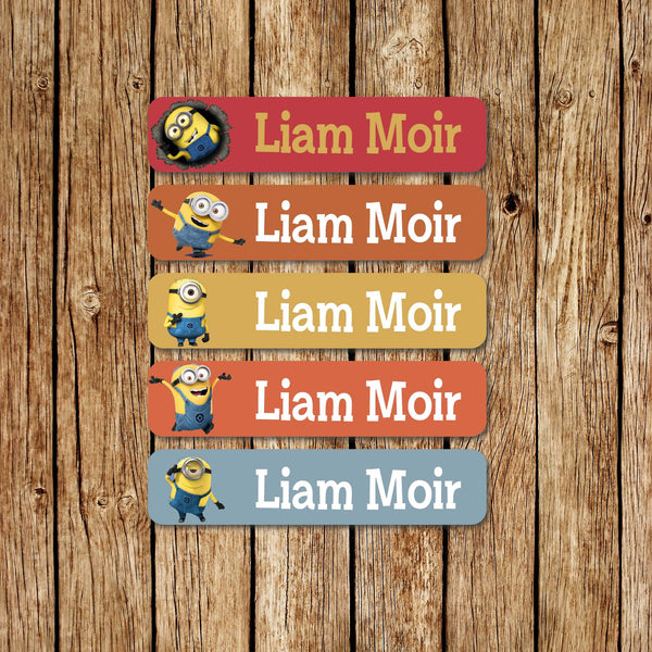 Minions 1 - Large Name Labels - Love my Goodies